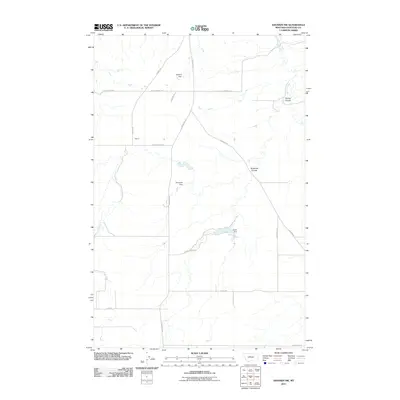 2011 Map of Shonkin NW, 2011 Print