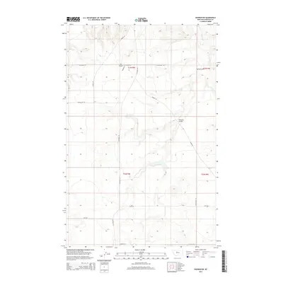 2014 Map of Shonkin NW, 2014 Print