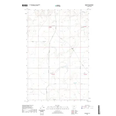 2020 Map of Shonkin NW, 2020 Print