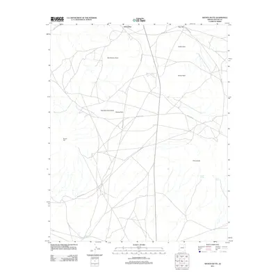 2011 Map of Shonto Butte, 2011 Print