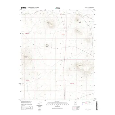 2014 Map of Shonto Butte, 2014 Print