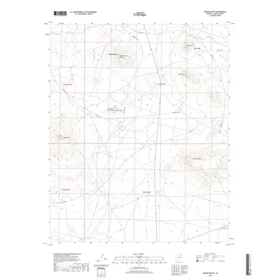 2018 Map of Shonto Butte, 2018 Print