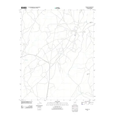 2011 Map of Shonto, 2011 Print