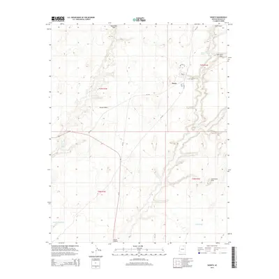 2014 Map of Shonto, 2014 Print