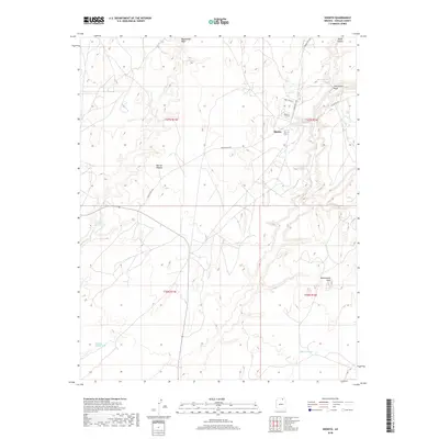 2018 Map of Shonto, 2018 Print