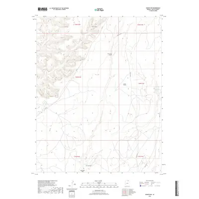 2018 Map of Shonto NW, 2018 Print