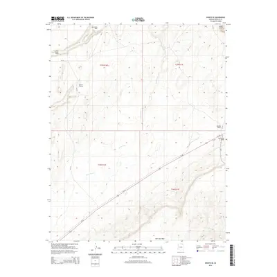 2014 Map of Shonto SE, 2014 Print