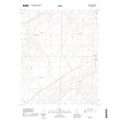 2018 Map of Shonto SE, 2018 Print