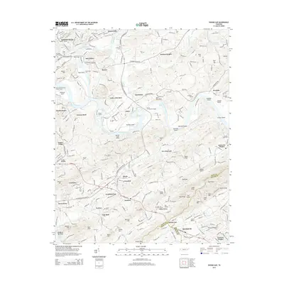 2014 Map of Shooks Gap, 2014 Print