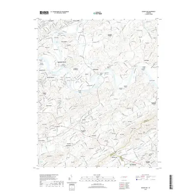 2019 Map of Shooks Gap, 2019 Print