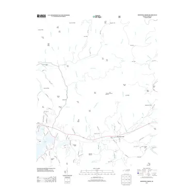 2013 Map of Shooting Creek, 2013 Print