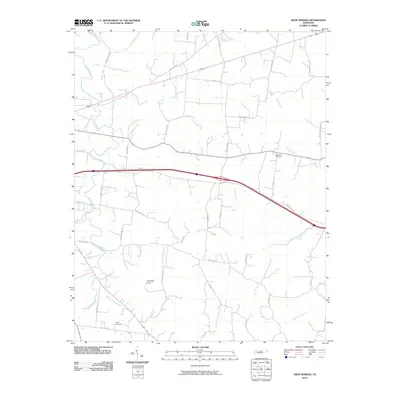 2010 Map of Shop Springs, 2010 Print