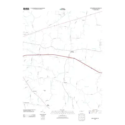 2013 Map of Shop Springs, 2013 Print