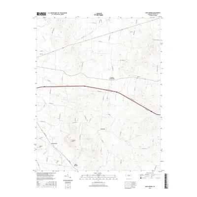 2016 Map of Shop Springs, 2016 Print