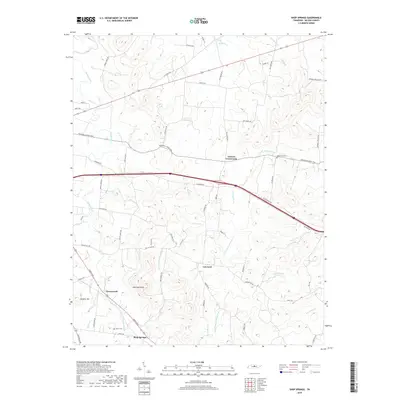 2019 Map of Shop Springs, 2019 Print