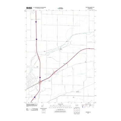 2010 Map of Shopiere, 2010 Print
