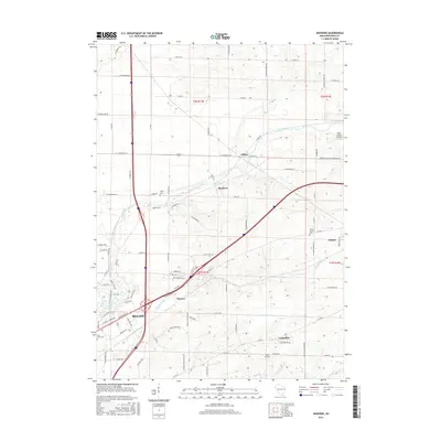 2016 Map of Shopiere, 2016 Print