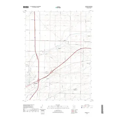 2018 Map of Shopiere, 2018 Print