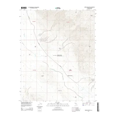2015 Map of Shore Line Butte, 2015 Print