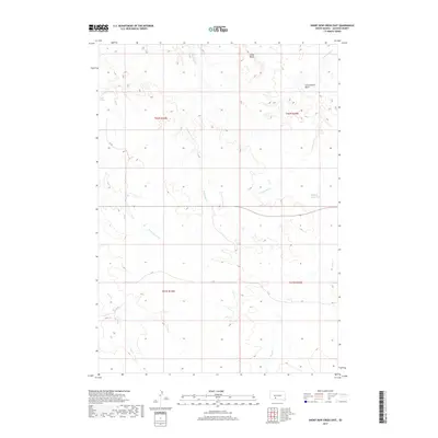 2017 Map of Short Bow Creek East, 2017 Print