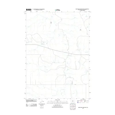 2012 Map of Short Bow Creek West, 2012 Print