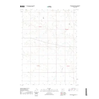 2017 Map of Short Bow Creek West, 2017 Print