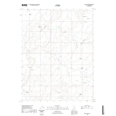 2020 Map of Short Canyon, 2020 Print