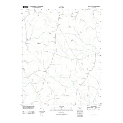 2010 Map of Short Mountain, 2010 Print