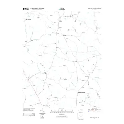 2013 Map of Short Mountain, 2013 Print