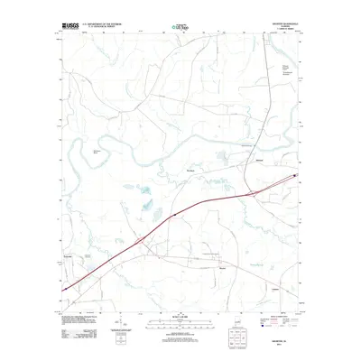 2011 Map of Shorter, 2011 Print