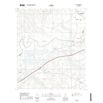 2018 Map of Shorter, 2018 Print