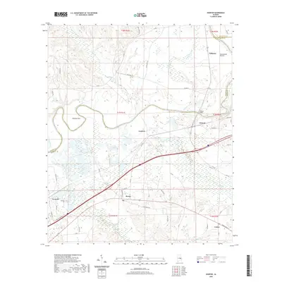 2020 Map of Shorter, 2020 Print