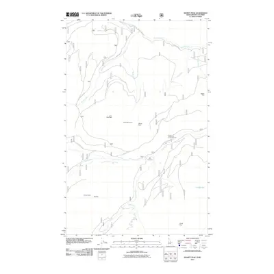 2011 Map of Shorty Peak, 2011 Print