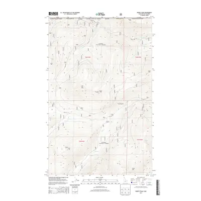 2013 Map of Shorty Peak, 2013 Print