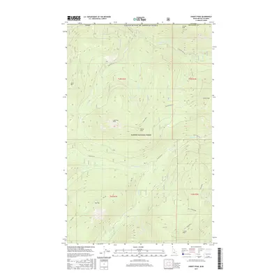 2017 Map of Shorty Peak, 2017 Print
