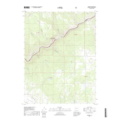 2019 Map of Shoshone, 2019 Print