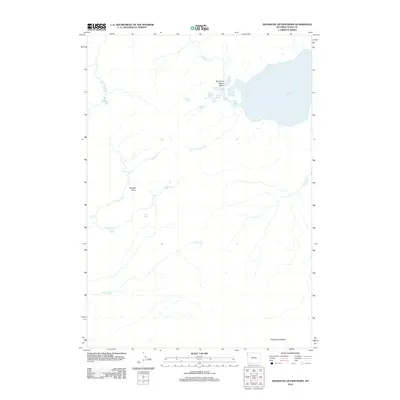 2012 Map of Shoshone Geyser Basin, 2012 Print