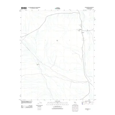 2012 Map of Shoshone, 2012 Print