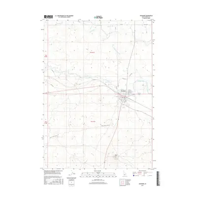 2017 Map of Shoshone, 2017 Print