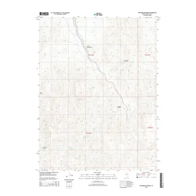 2014 Map of Shoshone Meadows, 2014 Print