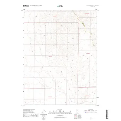 2018 Map of Shoshone Meadows NE, 2018 Print