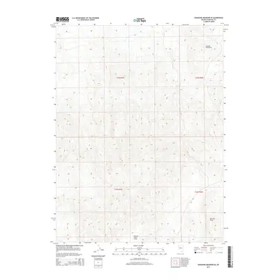 2014 Map of Shoshone Meadows SE, 2014 Print