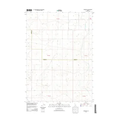 2013 Map of Shoshone SE, 2013 Print
