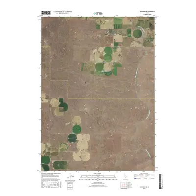 2017 Map of Shoshone SE, 2017 Print