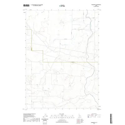 2020 Map of Shoshone SE, 2020 Print
