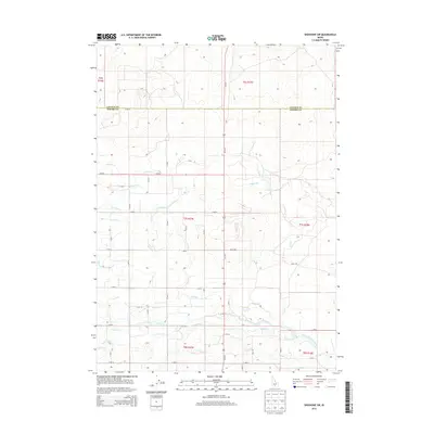 2013 Map of Shoshone SW, 2013 Print