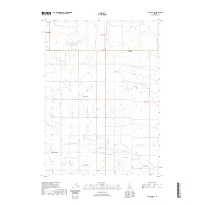 2020 Map of Shoshone SW, 2020 Print