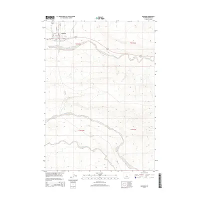 2015 Map of Shoshoni, 2015 Print