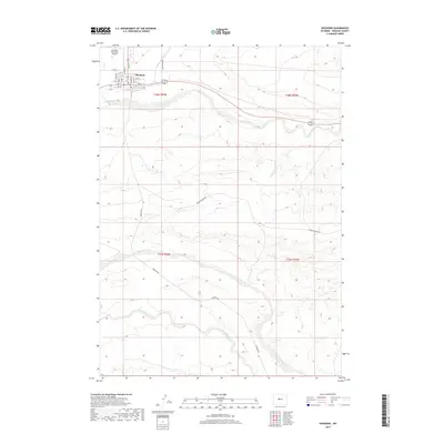 2017 Map of Shoshoni, 2017 Print