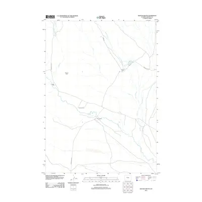 2012 Map of Shotgun Butte, 2012 Print